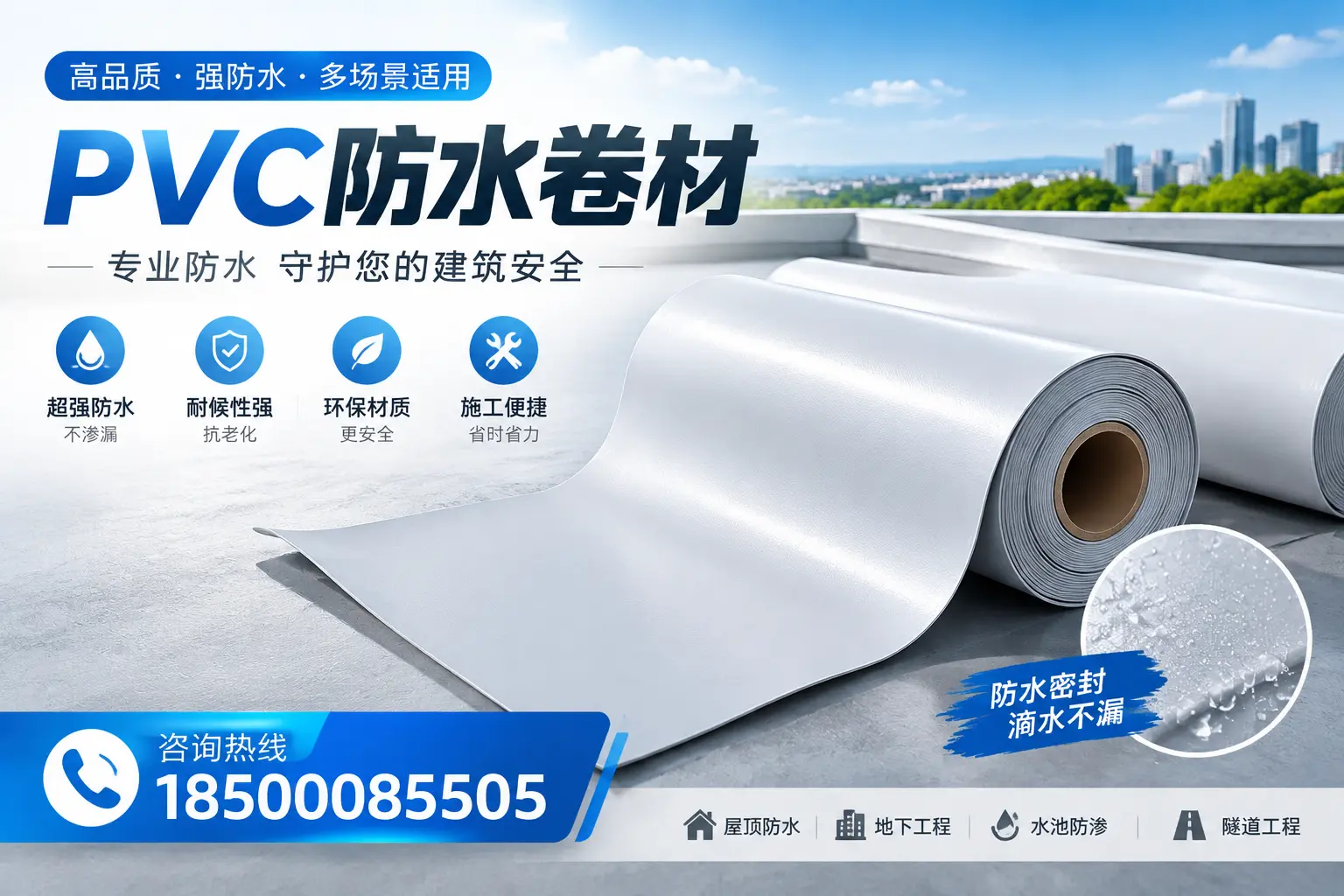 PVC防水卷材的市场竞争分析，梧州品牌选择参考